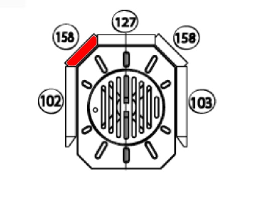 Haas+Sohn Argentum 210.15 Seitenstein links hinten Vermiculitestein