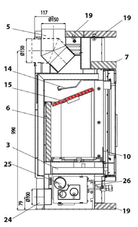 Haas+Sohn RHO 233.17 Zugumlenkung unten Prallplatte