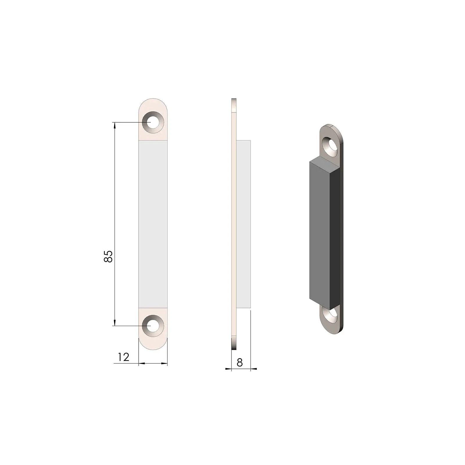 Termatech TT23 Feuerraumtür Magnet Set