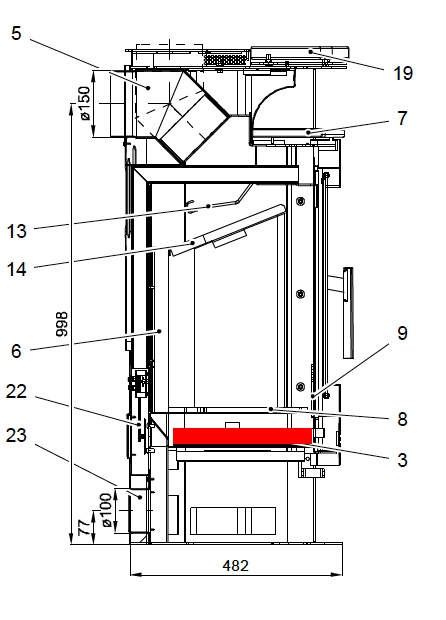 Haas+Sohn Eifel II 230.17 Aschekasten