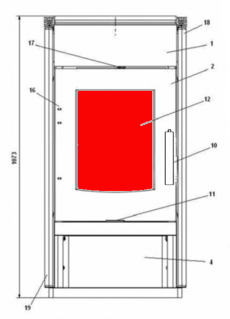 Haas+Sohn Merida 305.15 Sichtscheibe Schauglas