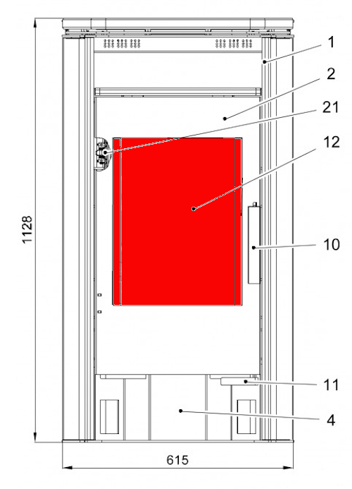 Haas+Sohn Nordal II 249.17 Sichtscheibe