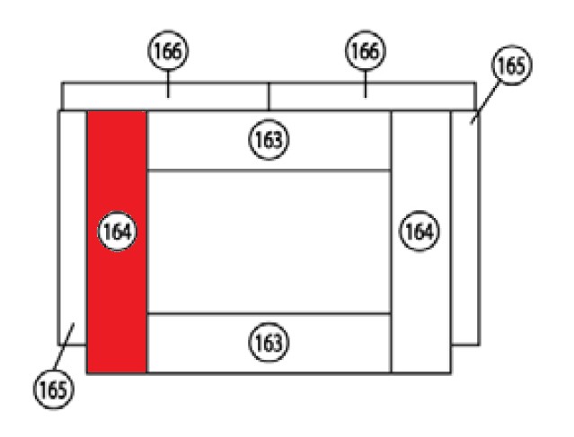 Haas+Sohn Vaasa 1 274.15 Pierre de sole à gauche pierre de la chambre de combustion