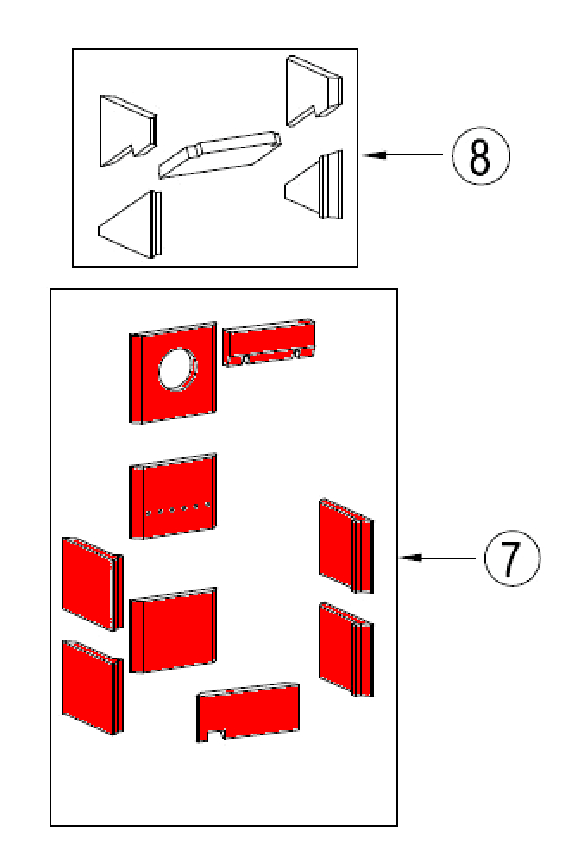 Techfire Pavo Deluxe Feuerraumauskleidung A Brennraumauskleidung