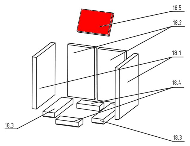 Oranier Nordik Déflecteur B pierre déflecteur 