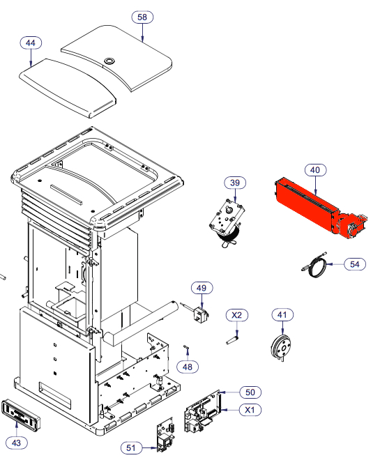 Wamsler PO 58 Raumluftventilator Gebläse