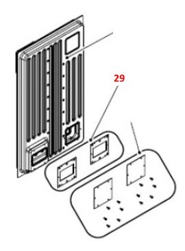 Haas+Sohn Pallazza III 519.08 le joint du couvercle de révision joint d'audit