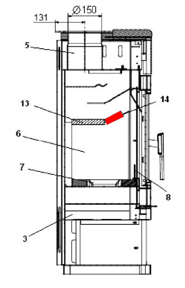 Haas+Sohn Aversa 307.15 Zugumlenkung vorne Prallplatte