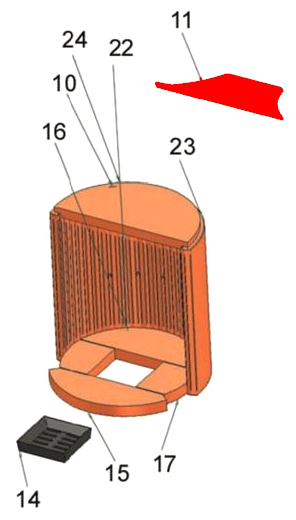 Justus Faro Déflecteur acier 