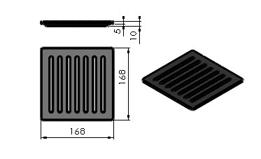 Termatech TT20 Ascherost Rostgitter