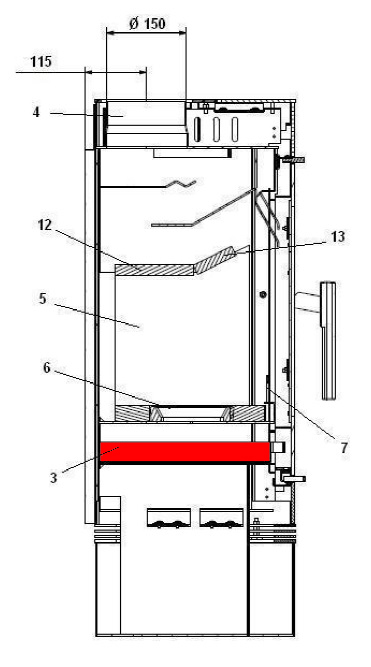 Haas+Sohn Palma 318.15 Aschekasten