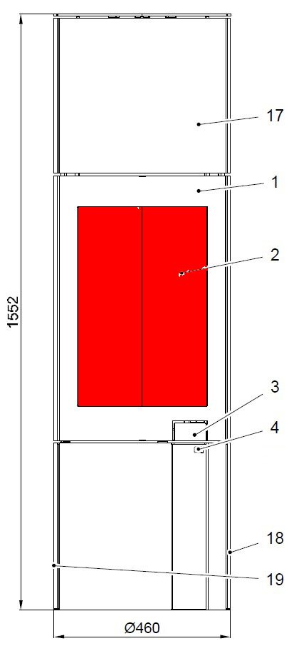 Haas+Sohn Kalius II 291.12 Sichtscheibe