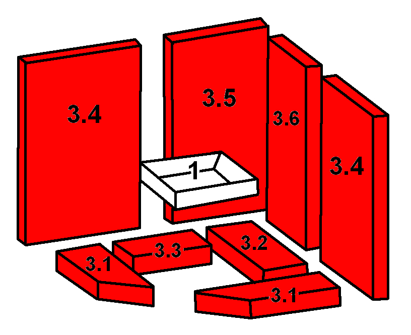 Oranier Skandik 6 Feuerraumauskleidung A