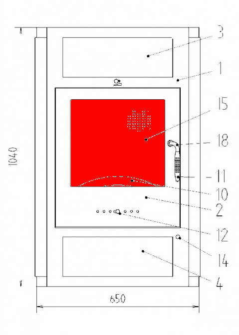 Haas+Sohn Lahti 250.17 Sichtscheibe