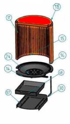 Justus Faro Plus Zugumlenkung Flammenschild