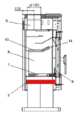 Haas+Sohn Moers 306.15 bac à cendres